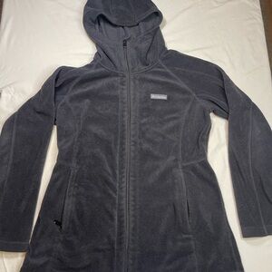 Columbia Women's Hooded Full Zip Jacket with Zipped Pockets Black XL